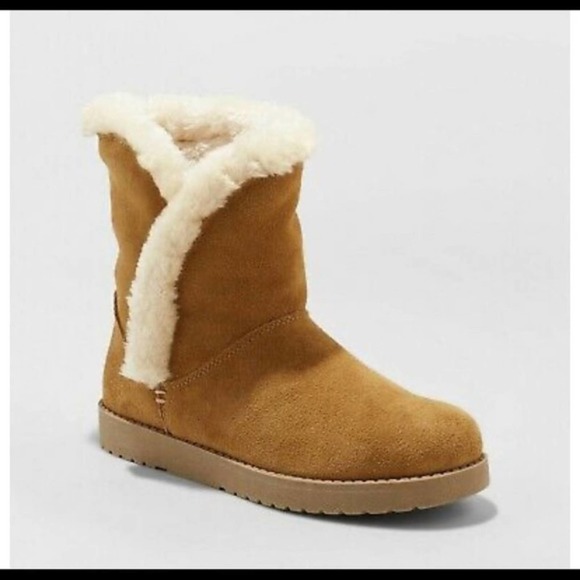Genuine Suede Boots Sz 11 DANIAH Mid-Calf Universal Thread NWT - Picture 1 of 4
